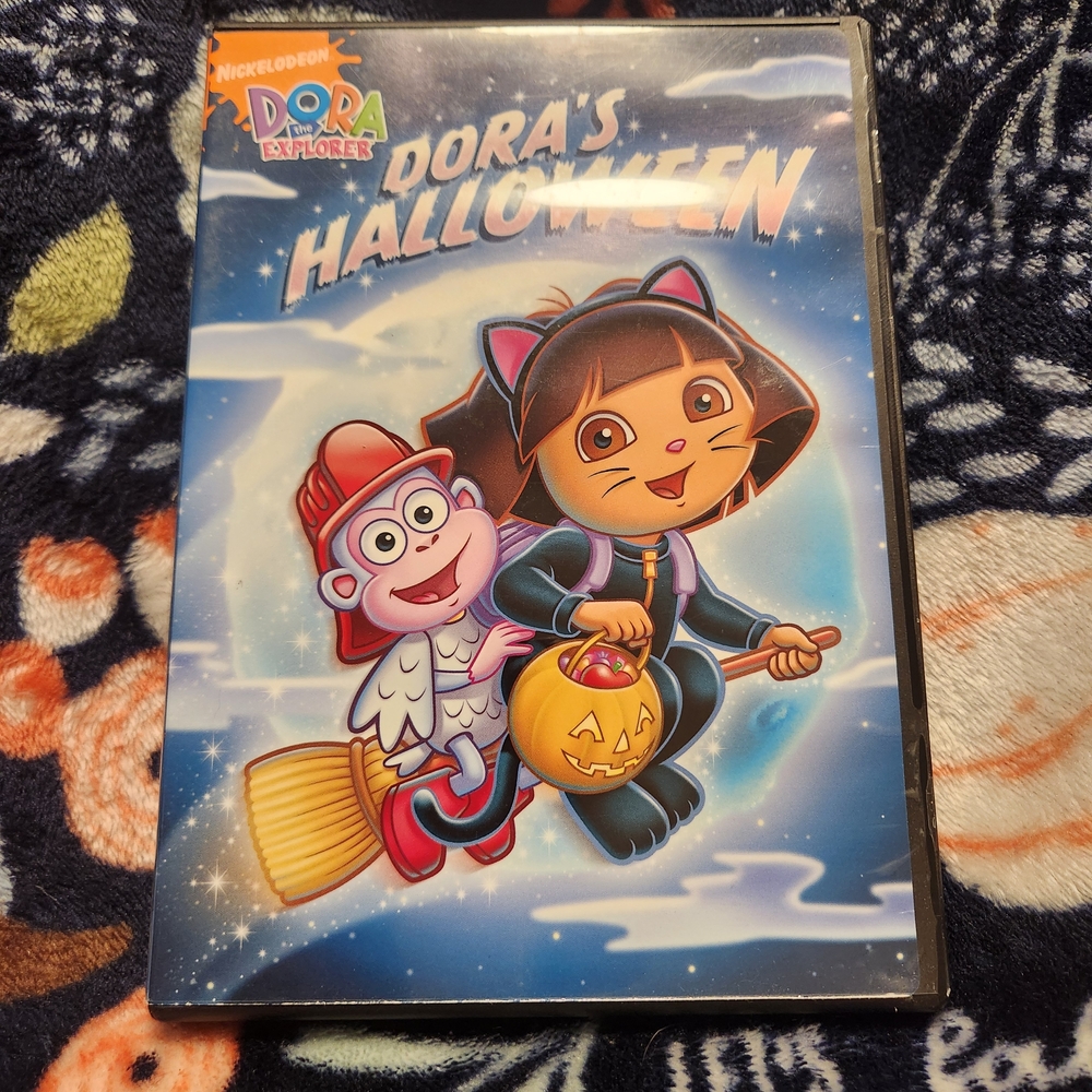 Nickelodeon Dora's Halloween DVD - Blue and Red